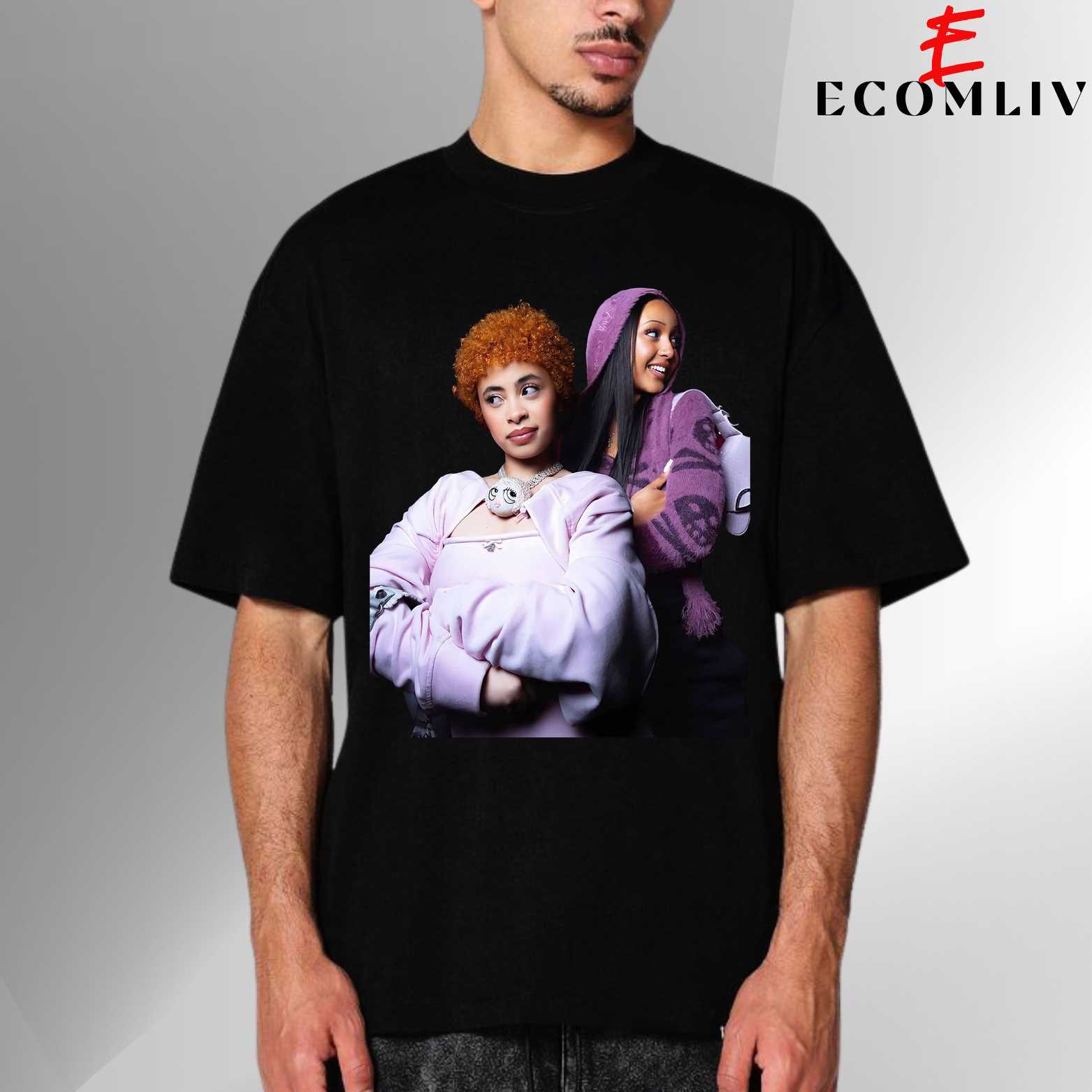 Ice Spice Vintage Tee, Retro Hiphop Shirt, Unisex T-Shirt